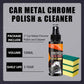 🛡️ 50% OFF + KUP 1→1, 2→3, 3→5 GRATIS – OSTATNI DZIEŃ! Środek do chromu i metalu – przywraca blask, usuwa osady. KAŻDA BUTELKA Z GĄBKĄ GRATIS! Twoje auto znów będzie lśnić! 🚗💪