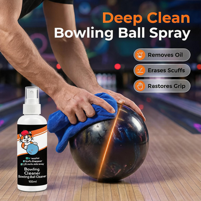🧹 50% ZNIŻKI + KUP 1→1, 2→3, 3→5 GRATIS! Spray do kul – usuwa olej i brud, przywraca połysk. Graj jak profesjonalista! 🎳✨