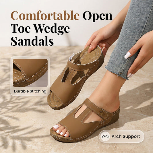 👡 Sandały na koturnie – 50% ZNIŻKI! OFERTA LIMITOWANA! Oddychające, regulowane dopasowanie – idealne na lato. Lekkie, wygodne i stabilne – sprawdzą się na plażę, spacer i co dzień. 🌊☀️💃