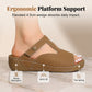 👡 Sandały na koturnie – 50% ZNIŻKI! OFERTA LIMITOWANA! Oddychające, regulowane dopasowanie – idealne na lato. Lekkie, wygodne i stabilne – sprawdzą się na plażę, spacer i co dzień. 🌊☀️💃