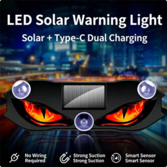 🚗🔆 Solarne światło ostrzegawcze LED „Oko Diabła” – 50% ZNIŻKI! KUP 1 → 1 GRATIS! OFERTA LIMITOWANA!
