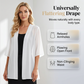 🧥 Damski szyfonowy kardigan z otwartym przodem – 50% ZNIŻKI! OFERTA LIMITOWANA! Luźny, zwiewny i przewiewny – idealny na lato, do pracy i na wieczorne wyjścia. Lekki, kobiecy i pełen elegancji. Pasuje do każdej stylizacji! 🌸☀️✨
