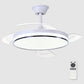 🌀 Cichy wentylator sufitowy 42″ z oświetleniem – 50% ZNIŻKI! OFERTA LIMITOWANA! Silnik DC, cicha praca, nowoczesny design – chowane łopatki po wyłączeniu. Idealny do salonu, sypialni i biura. Łączy styl, komfort i oszczędność energii! 💡🏠✨