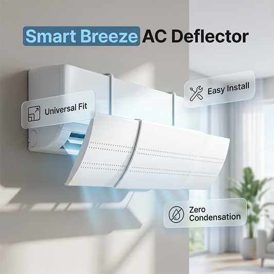 ❄️ Deflektor do klimatyzatora 2w1 – 50% ZNIŻKI! OFERTA LIMITOWANA! Bez montażu, regulowany, chroni przed bezpośrednim nawiewem – idealny do sypialni, zwłaszcza dla mam w okresie połogu. Pasuje do każdego klimatyzatora, łatwy w użyciu.