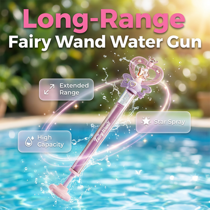 🧚 Pistolet na wodę Różdżka Wieszczki – 50% ZNIŻKI! KUP 2 → 1 GRATIS! OFERTA LIMITOWANA! Magiczny design, lekka konstrukcja i łatwa pompka – Bezpieczny dla dzieci, tworzy piękne wodne mgiełki. Zabawa, która zachwyca! 🌊✨💦