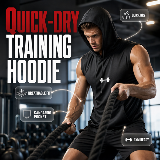 🏃 Męska bluza treningowa bez rękawów – 50% ZNIŻKI! NOWOŚĆ 2026! OFERTA LIMITOWANA!💪 Szybkoschnąca, lekka i oddychająca – idealna na siłownię, bieganie i aktywność na świeżym powietrzu.🏋️✨Czuj się komfortowo i wyglądaj stylowo podczas treningu! 🔥
