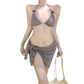 👙 Trzyczęściowy zestaw kąpielowy halter – 50% ZNIŻKI! OFERTA LIMITOWANA!Miksuj i 🌊☀️dopasowuj – idealny na plażę i basen. Wygodny, stylowy i modny. Twój letni must-have! 🌸✨