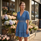 👗 Sukienka z dekoltem V i koronką – 50% ZNIŻKI! NOWOŚĆ 2026!🌸 OFERTA LIMITOWANA!Elegancki, marszczony krój, koronkowe detale i warstwowe falbany – modelujący talia, dodający lekkości i szyku. 💃