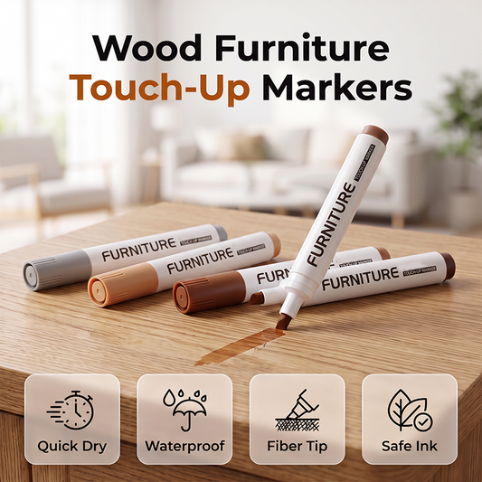 🖊️ Markery do retuszu mebli – 50% ZNIŻKI! KUP 1 → 3 GRATIS! 🛠️✨OFERTA LIMITOWANA!Szybko maskują rysy, zadrapania i ubytki na drewnianych meblach, podłogach i listwach. Łatwe w użyciu, trwałe i dostępne w różnych odcieniach. 🪑
