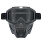 🛵 Gogle motocyklowe czaszka – 50% ZNIŻKI! KUP 2 → 1 GRATIS! OFERTA 💨✨LIMITOWANA!Cyberpunkowy styl, odpinana maska na twarz, wygodne i stabilne – Chronią przed wiatrem i kurzem, dodają charakteru każdej trasie! 🏍️💀