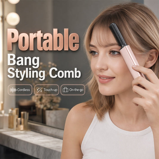 💇‍♀️ Podgrzewany grzebień do grzywki – 50% ZNIŻKI! OFERTA LIMITOWANA!🔥💖Idealny do stylizacji grzywki, prostowania i podnoszenia u nasady-Kompaktowy, łatwy w użyciu i gotowy w kilka sekund. Piękna fryzura zawsze pod ręką! ✨
