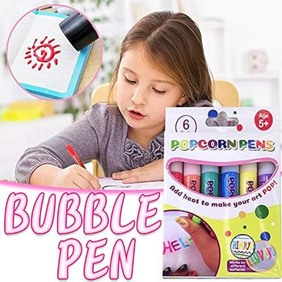 🖍️ Pisaki do rysowania Bubble Popcorn – 50% ZNIŻKI! KUP 1 → 1 GRATIS! OFERTA LIMITOWANA!✨🧒 Zestaw 6 kolorów, kreatywna zabawa dla dzieci – Bezpieczne, nietoksyczne i łatwe do zmycia. Idealny prezent dla małych artystów! 🎨