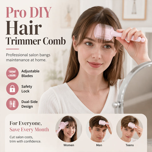 💇 Regulowany grzebień do przerzedzania włosów – 50% ZNIŻKI! KUP 1 → 1 GRATIS! OFERTA LIMITOWANA!✨💖Dwustronny, bezpieczny i łatwy w użyciu – idealny do przerzedzania, przycinania i stylizacji w domu. Profesjonalny efekt bez wizyty u fryzjera! ✂️