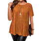 👕 Plisowana bluzka plus size – 50% ZNIŻKI! OFERTA LIMITOWANA!🌸💃Pochlebny fason, delikatne plisy i wygodny krój – Lekka, przewiewna i pasuje do każdej sylwetki. Dodaje stylu i pewności siebie! ✨