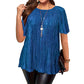 👕 Plisowana bluzka plus size – 50% ZNIŻKI! OFERTA LIMITOWANA!🌸💃Pochlebny fason, delikatne plisy i wygodny krój – Lekka, przewiewna i pasuje do każdej sylwetki. Dodaje stylu i pewności siebie! ✨