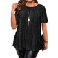 👕 Plisowana bluzka plus size – 50% ZNIŻKI! OFERTA LIMITOWANA!🌸💃Pochlebny fason, delikatne plisy i wygodny krój – Lekka, przewiewna i pasuje do każdej sylwetki. Dodaje stylu i pewności siebie! ✨