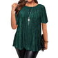 👕 Plisowana bluzka plus size – 50% ZNIŻKI! OFERTA LIMITOWANA!🌸💃Pochlebny fason, delikatne plisy i wygodny krój – Lekka, przewiewna i pasuje do każdej sylwetki. Dodaje stylu i pewności siebie! ✨