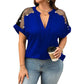 🌸💃 Bluzka plus size z siatki – 50% ZNIŻKI! OFERTA LIMITOWANA! Przezroczysta siatka, dekolt V, kobiecy krój – idealna na lato, imprezy i wieczorne wyjścia. Lekka, przewiewna i pełna stylu. Pasuje do każdej sylwetki! ✨