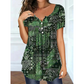 👕 Bluzka plus size z dekoltem V – 50% ZNIŻKI! OFERTA LIMITOWANA!💃✨Elegancki wzór paisley, luźny krój i dekolt V z guzikami – Lekka, przewiewna i stylowa, pasuje do każdej sylwetki. Twój codzienny must-have! 🌸☀️