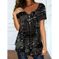 👕 Bluzka plus size z dekoltem V – 50% ZNIŻKI! OFERTA LIMITOWANA!💃✨Elegancki wzór paisley, luźny krój i dekolt V z guzikami – Lekka, przewiewna i stylowa, pasuje do każdej sylwetki. Twój codzienny must-have! 🌸☀️