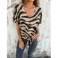 👚 Koszulka zebra z węzłem – 50% ZNIŻKI! OFERTA LIMITOWANA!💃✨Lekka, przewiewna i pełna charakteru. Dodaje pewności siebie i stylu! 🦓☀️