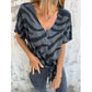 👚 Koszulka zebra z węzłem – 50% ZNIŻKI! OFERTA LIMITOWANA!💃✨Lekka, przewiewna i pełna charakteru. Dodaje pewności siebie i stylu! 🦓☀️