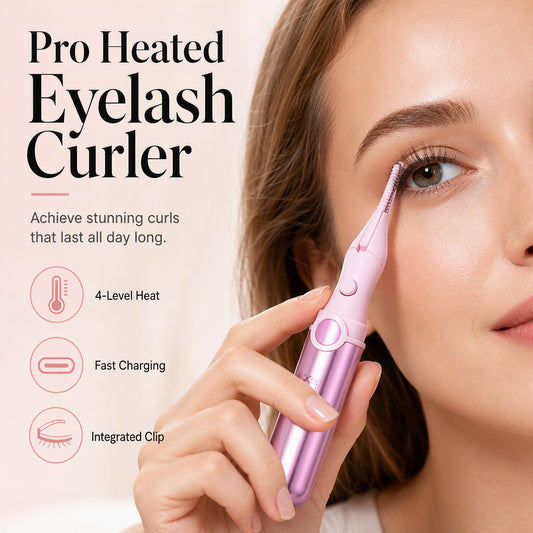 👁️ Podgrzewana zalotka do rzęs – 50% ZNIŻKI! OFERTA LIMITOWANA!🔋💖Szybko się nagrzewa, utrwala idealny podkręcony kształt przez cały dzień – delikatna dla rzęs, bez szarpania.Twoje spojrzenie zyska nowy wymiar! ✨