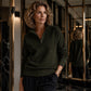 🧥 Sweter pullover z zamkiem ćwierć – 50% ZNIŻKI! BESTSELLER 2026! OFERTA LIMITOWANA!🌸💃Długi rękaw, dekolt V, luźny fason i wygodny zamek – idealny na chłodniejsze dni, do pracy i codziennych stylizacji. ✨