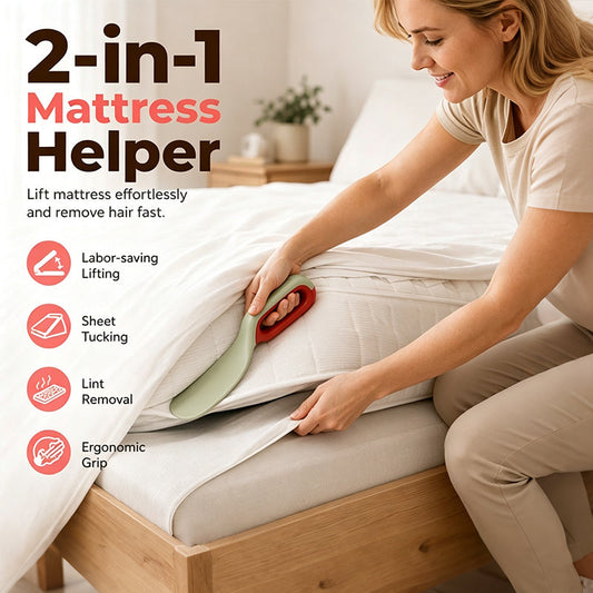 🛏️ 2w1 Uchwyt do prześcieradeł i usuwacz kłaczków – 50% ZNIŻKI! HIT 2026! OFERTA LIMITOWANA!✨💪Mocuje prześcieradło, zapobiega przesuwaniu i marszczeniu – oraz usuwa kurz, włosy i kłaczki z powierzchni. Lekki, wygodny i praktyczny na co dzień. 🧹