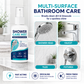 🚿 Środek do usuwania kamienia z prysznica – 50% ZNIŻKI! KUP 1 → 1 GRATIS! OFERTA LIMITOWANA!🧼💪Szybko i skutecznie rozpuszcza osady mineralne, kamień i plamy z twardej wody z głowic prysznicowych, baterii i szklanych powierzchni.✨