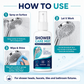 🚿 Środek do usuwania kamienia z prysznica – 50% ZNIŻKI! KUP 1 → 1 GRATIS! OFERTA LIMITOWANA!🧼💪Szybko i skutecznie rozpuszcza osady mineralne, kamień i plamy z twardej wody z głowic prysznicowych, baterii i szklanych powierzchni.✨