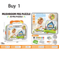 🧩 Creative 3D Mushroom Peg Puzzle – 50% ZNIŻKI! OFERTA LIMITOWANA!✨Bezpieczny, trwały i kolorowy zestaw – idealny do kreatywnej i edukacyjnej zabawy.🧒 Rozwija wyobraźnię, zdolności manualne i koordynację ręka-oko.🌈