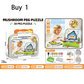 🧩 Creative 3D Mushroom Peg Puzzle – 50% ZNIŻKI! OFERTA LIMITOWANA!✨Bezpieczny, trwały i kolorowy zestaw – idealny do kreatywnej i edukacyjnej zabawy.🧒 Rozwija wyobraźnię, zdolności manualne i koordynację ręka-oko.🌈