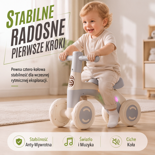 🛴👨‍👧‍👦 Rower biegowy z muzyką i światłami – 50% ZNIŻKI! OFERTA LIMITOWANA!✨Twoje dziecko uczy się równowagi, bawiąc się! 🌈 Wspólna zabawa rodzica i dziecka – budujecie bliskość i tworzycie piękne wspomnienia! 🎶