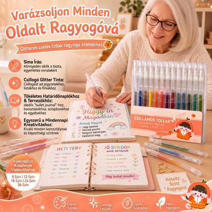 🖊️ Zestaw piór żelowych z brokatem – 50% ZNIŻKI! OFERTA LIMITOWANA!📓 Z mechanizmem cofającym, brokatowe kolory – idealne do pisania dziennika, notatek i rysowania.🎨 Gładkie pisanie, trwałe i wygodne w użyciu. Kreatywność w każdym pociągnięciu! ✨
