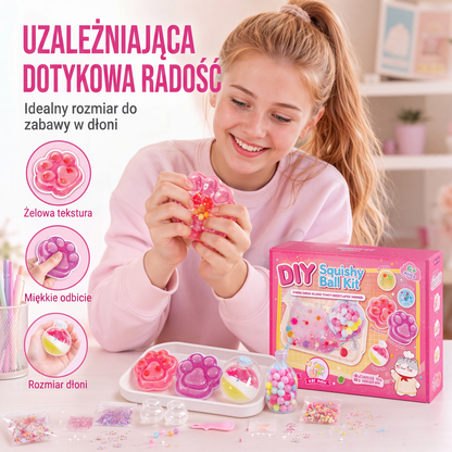 🐾 Zestaw DIY squishy lód smażony – 50% ZNIŻKI! OFERTA LIMITOWANA!🧸 Z kocimi łapkami – miękki, elastyczny i bezpieczny. ✨Idealny do zabawy, relaksu i rozwijania kreatywności. Własnoręczne wykonanie, świetny prezent dla dzieci! 🍦