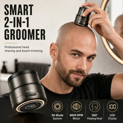 🪒 Maszynka 2w1 do golenia i brody – 50% ZNIŻKI! OFERTA LIMITOWANA!⚡Z wyświetlaczem cyfrowym, inteligentna i precyzyjna – Wygodna, cicha i łatwa w użyciu. ✨Domowy salon fryzjerski w Twojej łazience! 💈