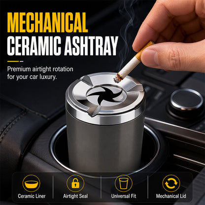 🚬 Popielniczka samochodowa obrotowa – 50% ZNIŻKI! OFERTA LIMITOWANA!💨Z ceramiczną wkładką, hermetyczną pokrywą i uchwytem na kubek – bezdymna i łatwa w czyszczeniu. ✨Uniwersalna, pasuje do każdego auta. Praktyczna i dyskretna w kabinie! 🚗