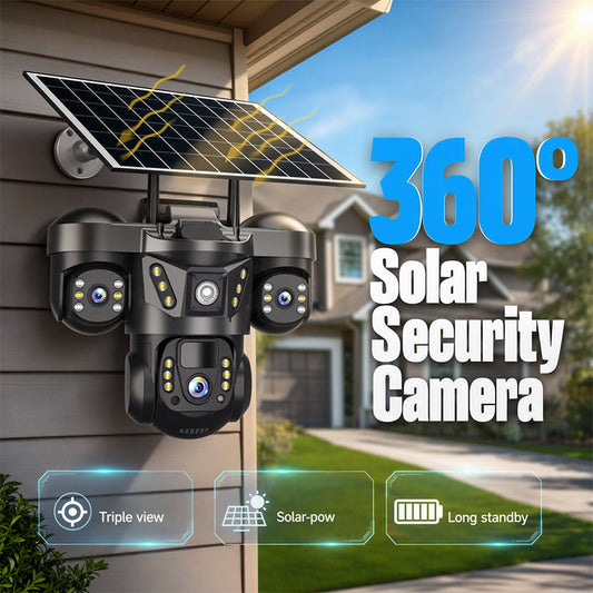 ☀️ Solarna kamera 3 obiektywy – 50% ZNIŻKI! OFERTA LIMITOWANA!📹 Pokrycie 360°, bezprzewodowa, odporna na pogodę – wyraźny monitoring dnia i nocy.✨Chroń swój dom i bliskich – bezpieczeństwo pod kontrolą! 🏠