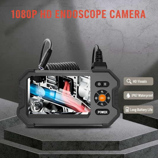 📹 Kamera endoskopowa 1080P z ekranem 4,3" – 50% ZNIŻKI! OFERTA LIMITOWANA!💡 Wodoodporna, poręczna, wysoka jakość obrazu – idealna do inspekcji rur, silników i trudno dostępnych miejsc.✨ Podłącz i oglądaj na żywo! 🔧