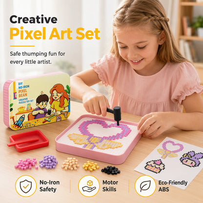 🧩 No-Iron DIY Pixel Beads Kit – 50% ZNIŻKI! OFERTA LIMITOWANA!🔨 Kreatywny zestaw do układania koralików – bez prasowania, wystarczy skropić wodą. ✨Idealny dla dzieci, rozwija wyobraźnię i zdolności manualne. Świetna zabawa i nauka w jednym! 🎨