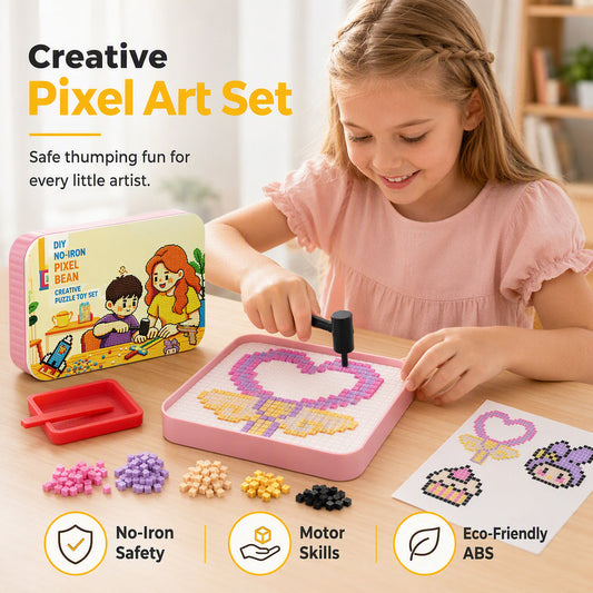 🧩 No-Iron DIY Pixel Beads Kit – 50% ZNIŻKI! OFERTA LIMITOWANA!🔨 Kreatywny zestaw do układania koralików – bez prasowania, wystarczy skropić wodą. ✨Idealny dla dzieci, rozwija wyobraźnię i zdolności manualne. Świetna zabawa i nauka w jednym! 🎨