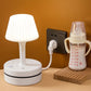 💡 Lampka nocna z gniazdkami i USB – 50% ZNIŻKI! OFERTA LIMITOWANA!📚 Z funkcją ładowania, praktycznym schowkiem na kabel i regulowanym oświetleniem LED – idealna do biura, sypialni i akademika. ✨Oszczędza miejsce i porządkuje przestrzeń! 🔌