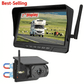📹 Bezprzewodowy system kamery cofania 1080P – 50% ZNIŻKI! OFERTA LIMITOWANA!🛡️ Z monitorem, długozasięgowy sygnał, wodoodporny – idealny do kamperów, ciężarówek i przyczep. ✨Zwiększa bezpieczeństwo i ułatwia parkowanie. Montaż bez kabli! 🚛