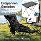 🏕️ Regulowany fotel kempingowy z podnóżkiem i uchwytem na kubek – 50% ZNIŻKI! OFERTA LIMITOWANA! Wyściełany, składany, udźwig 150 kg – idealny do kampera, ogrodu i na piknik. Wygodny, wytrzymały i przenośny! ✨