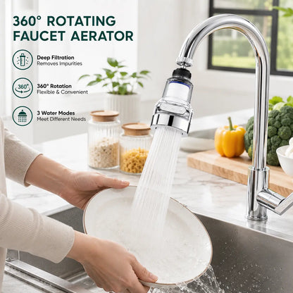 🚰 Filtr 3-stopniowy do kranu – 50% ZNIŻKI! OFERTA LIMITOWANA!💧 Ogranicza rozpryski, uniwersalne złącze – pasuje do większości kranów. ✨Trzy tryby strumienia, łatwy montaż, oszczędza wodę i utrzymuje czystość wokół zlewu. Praktyczny na co dzień! 🛠️