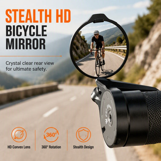 🚲 Lusterko rowerowe 360° – 50% ZNIŻKI! OFERTA LIMITOWANA!✨ Montowane na kierownicy, obrót 360° – zapewnia pełną widoczność i bezpieczeństwo podczas jazdy. Łatwy montaż, pasuje do większości rowerów! 🚴‍♂️