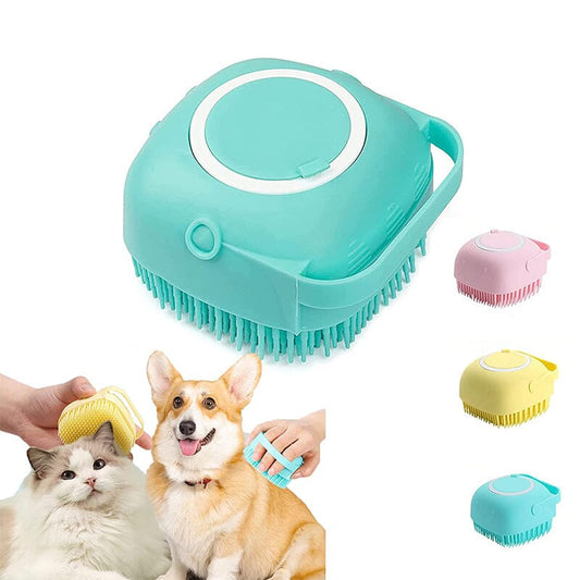🛁 Szczotka do masażu i kąpieli – 50% ZNIŻKI! OFERTA LIMITOWANA!🐱 Miękka, skutecznie myje i masuje skórę – idealna dla psów i kotów.💧 Ułatwia kąpiel, usuwa luźną sierść i relaksuje pupila! 🐶