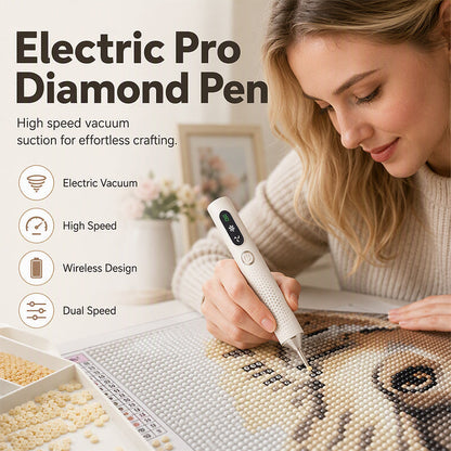 💎 Ładowalny pisak do diamond paintingu – 50% ZNIŻKI! OFERTA LIMITOWANA!🖐️ Elektryczny, precyzyjny i wygodny – oszczędza czas i ułatwia nakładanie koralików. Idealny do diamond paintingu i prac manualnych! ✨