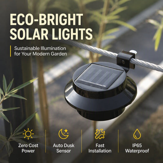 💡 Solarna lampa LED – 50% ZNIŻKI! KUP 2 → 1 GRATIS! OFERTA LIMITOWANA!✨ Wodoodporna, na rynnę i ścianę – zasilana słońcem, automatycznie świeci po zmroku. Idealna do ogrodu, tarasu i podjazdu! 🌞